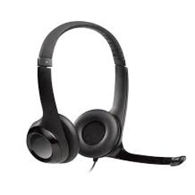 Auriculares con Micrófono USB Logitech H390 con Controles en el Cable Negro